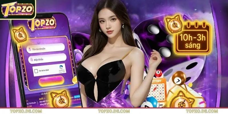 Cung cấp dữ liệu đăng nhập Topzo vào ô yêu cầu