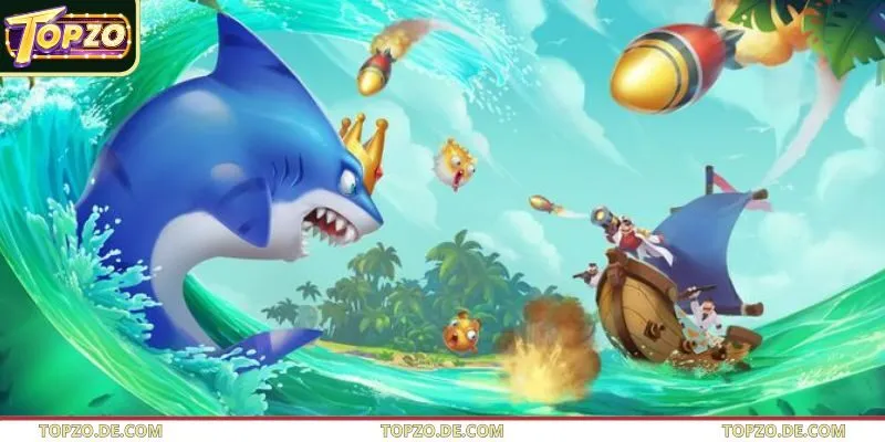 Trải nghiệm bắn cá mập đổi quà khủng cực hot tại Topzo